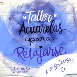 Taller acuarelas 2 de noviembre