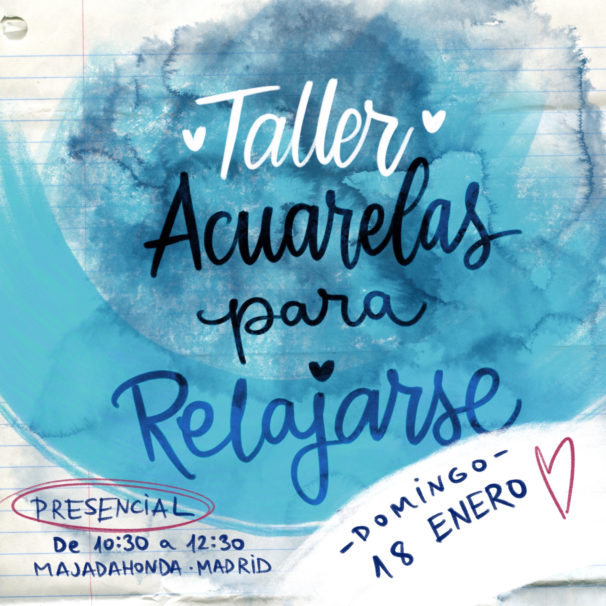 Taller Acuarelas 18 Enero 2026