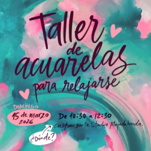 Taller Acuarelas 15 Marzo 2026